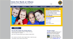 Desktop Screenshot of lionseyebankalbany.org