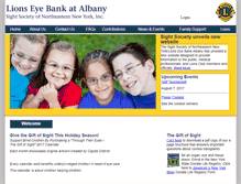 Tablet Screenshot of lionseyebankalbany.org